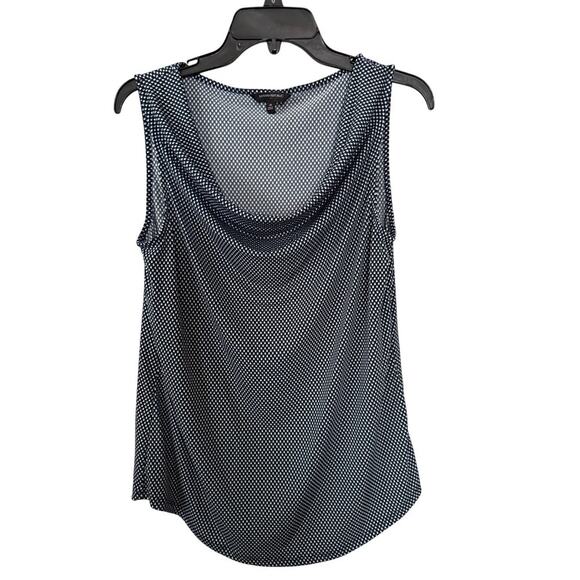 Banana Republic Tops - Banana Republic Black and White Square Size M Sleeveless Blouse